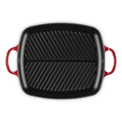30x27 cm - Le Creuset Evolution Grill Bistecchiera Rettangolare Profondo In Ghisa Vetrificata