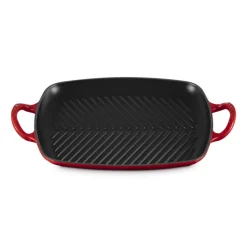 30x27 cm - Le Creuset Evolution Grill Bistecchiera Rettangolare Profondo In Ghisa Vetrificata