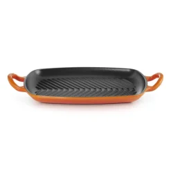 30x27 cm - Le Creuset Evolution Grill Bistecchiera Rettangolare Profondo In Ghisa Vetrificata