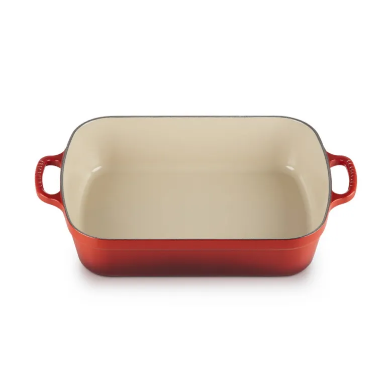 33x25 cm - Le Creuset Evolution Pirofila Rettangolare In Ghisa Vetrificata