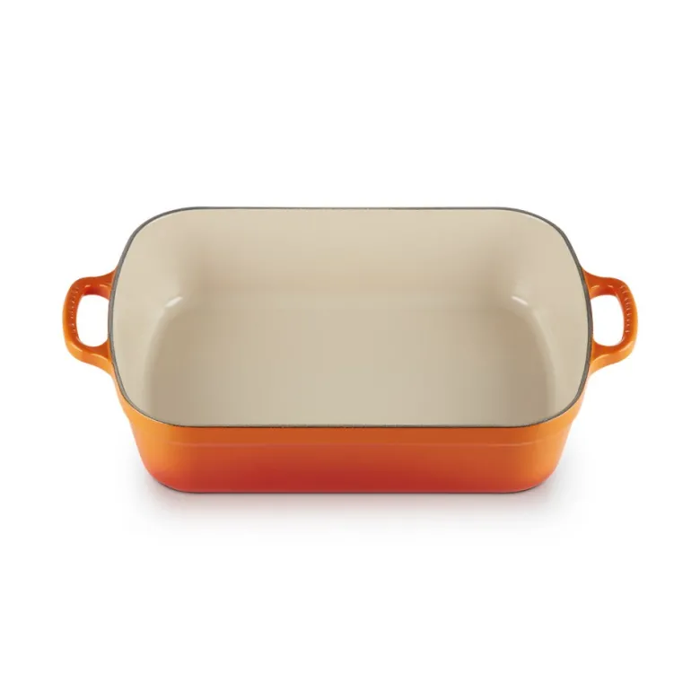 33x25 cm - Le Creuset Evolution Pirofila Rettangolare In Ghisa Vetrificata