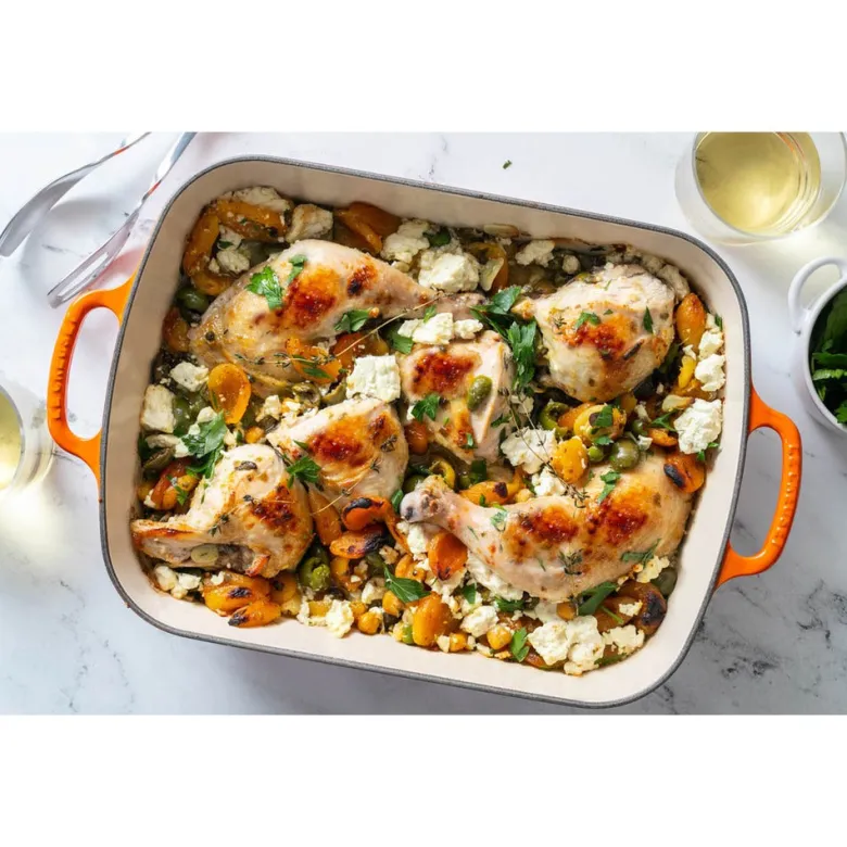 33x25 cm - Le Creuset Evolution Pirofila Rettangolare In Ghisa Vetrificata
