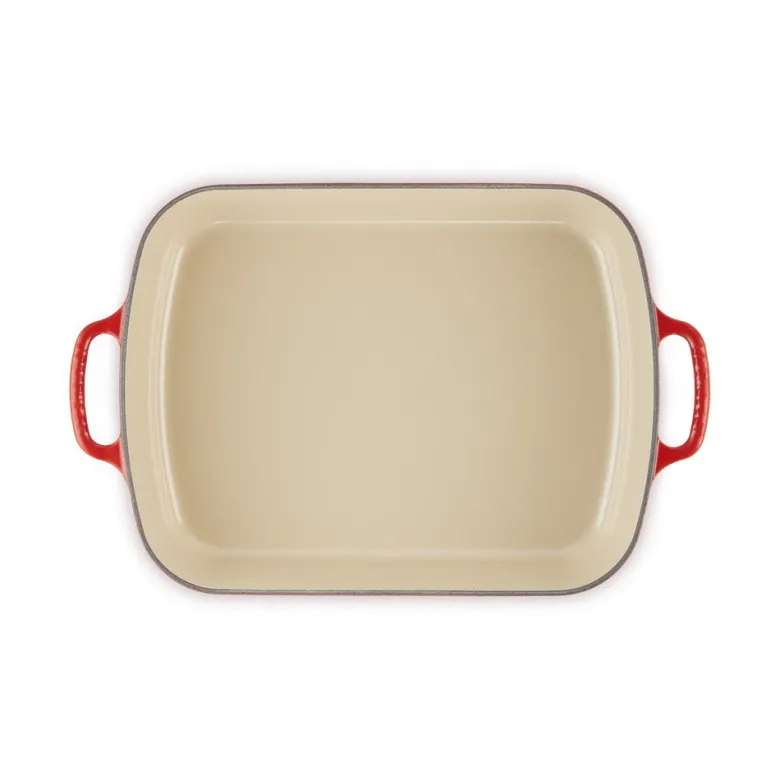 33x25 cm - Le Creuset Evolution Pirofila Rettangolare In Ghisa Vetrificata