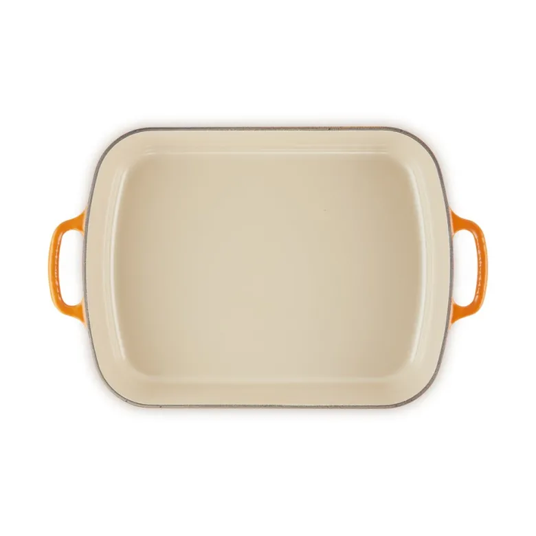 33x25 cm - Le Creuset Evolution Pirofila Rettangolare In Ghisa Vetrificata