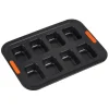 40x30 cm - Le Creuset Forme Speciali Stampo Mini Plum Cake Rettangolare 8 Impronte Antiaderente