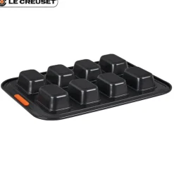40x30 cm - Le Creuset Forme Speciali Stampo Mini Plum Cake Rettangolare 8 Impronte Antiaderente