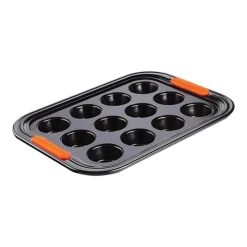 30x23 cm - Le Creuset Forme Speciali Stampo Mini Muffin Rettangolare 12 Impronte Antiaderente