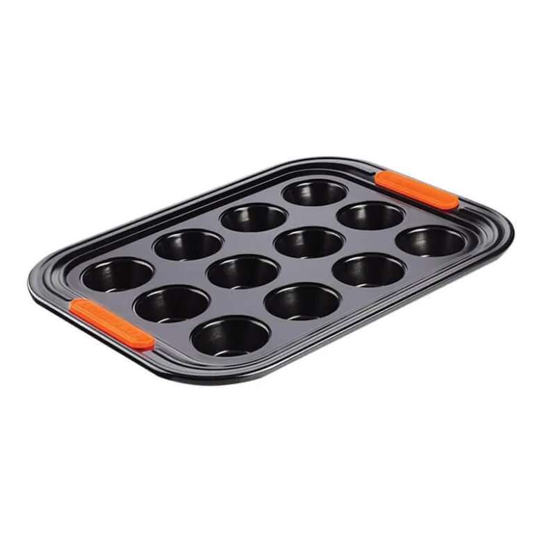 30x23 cm - Le Creuset Forme Speciali Stampo Mini Muffin Rettangolare 12 Impronte Antiaderente