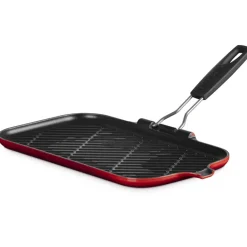 36x20 cm - Le Creuset Grill Bistecchiera Rettangolare In Ghisa