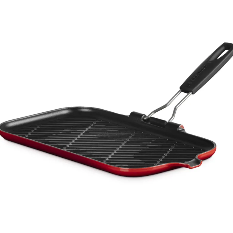 36x20 cm - Le Creuset Grill Bistecchiera Rettangolare In Ghisa