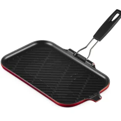 36x20 cm - Le Creuset Grill Bistecchiera Rettangolare In Ghisa
