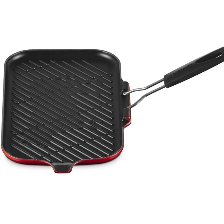 36x20 cm - Le Creuset Grill Bistecchiera Rettangolare In Ghisa