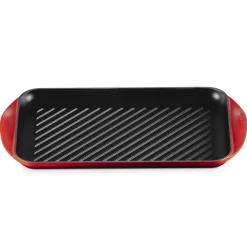40x25 cm - Le Creuset Grill Bistecchiera Rettangolare Extralarge In Ghisa
