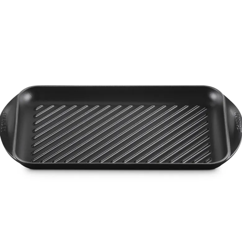 40x25 cm - Le Creuset Grill Bistecchiera Rettangolare Extralarge In Ghisa