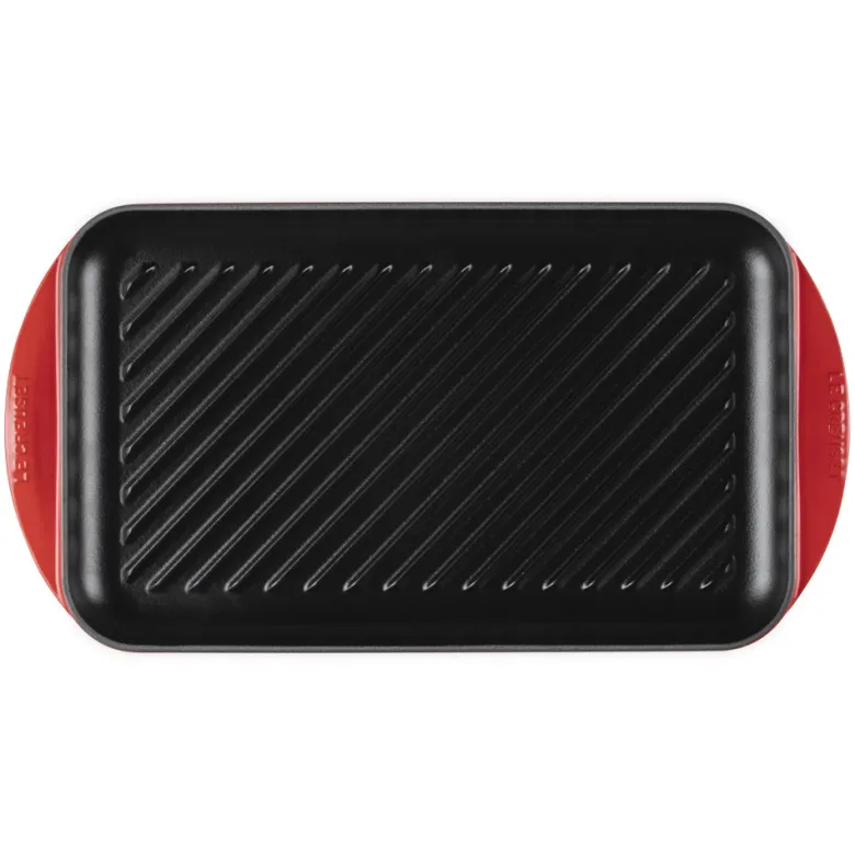 40x25 cm - Le Creuset Grill Bistecchiera Rettangolare Extralarge In Ghisa