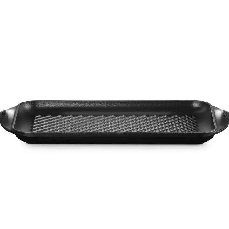 40x25 cm - Le Creuset Grill Bistecchiera Rettangolare Extralarge In Ghisa