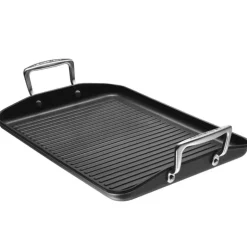 35x25 cm - Le Creuset Les Forgées Bistecchiera Rettangolare In Alluminio Antiaderente