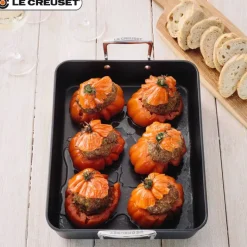 35x27 cm - Le Creuset Les Forgées Teglia Rettangolare In Alluminio Antiaderente