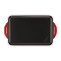 32x22 cm - Le Creuset Tradition Grill Bistecchiera Rettangolare Liscio In Ghisa Vetrificata