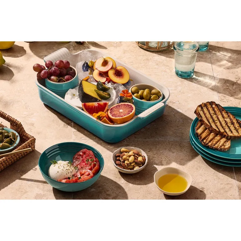 26x17 cm - Le Creuset Tradition Pirofila Rettangolare In Gres Vetrificato