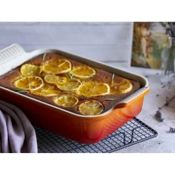 26x17 cm - Le Creuset Tradition Pirofila Rettangolare In Gres Vetrificato