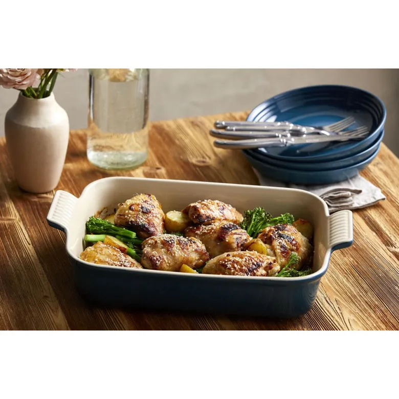 26x17 cm - Le Creuset Tradition Pirofila Rettangolare In Gres Vetrificato