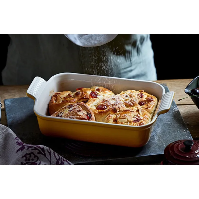 26x17 cm - Le Creuset Tradition Pirofila Rettangolare In Gres Vetrificato