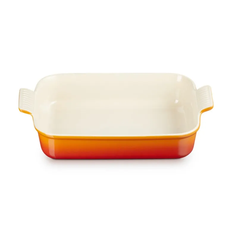 32x24 cm - Le Creuset Tradition Pirofila Rettangolare In Gres Vetrificato