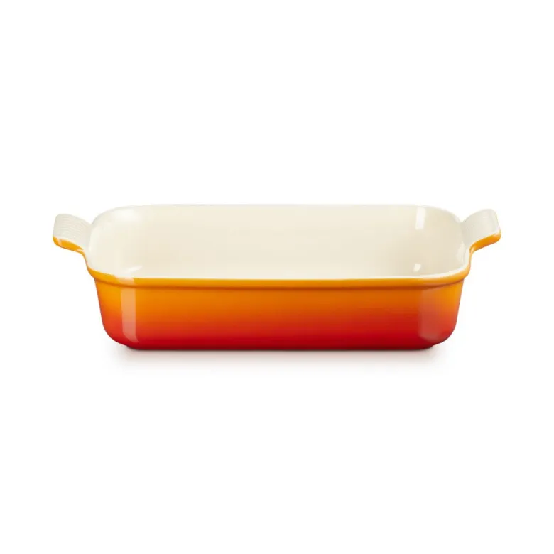 32x24 cm - Le Creuset Tradition Pirofila Rettangolare In Gres Vetrificato