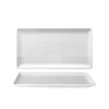 24x13 cm - Marrakesh Piatto Piano Rettangolare Decorato In Porcellana Set 6 Pz