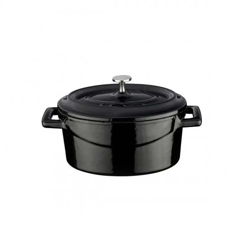12x9 cm - Paderno Cast Iron Cookware Casseruola In Ghisa