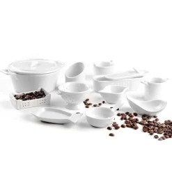 10.5x7 cm - Paderno Finger Food Mini Casseruola In Porcellana