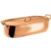50x18 cm - Paderno Series 12200 Miniature Pesciera Rettangolare In Rame