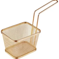 13x10 cm - Paderno Tableware Buffet & Display Stainless Steel Snack Basket