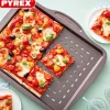 37x29 cm - Pyrex Asimetria Teglia Pizza Rettangolare Antiaderente