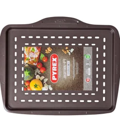 37x29 cm - Pyrex Asimetria Teglia Pizza Rettangolare Antiaderente