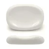 12x9 cm - Selecta Piatto Presentazione Alto Ovale In Porcellana Set 6 Pz