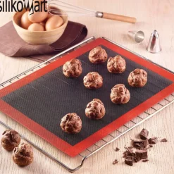 58.3x38.4 cm Silikomart Air Mat Tappetino Silicone Rettangolare Antiaderente In Silicone