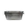 70x38 cm - Tablecraft Vasca Portabottiglie Ovale In Acciaio Inox