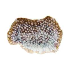 30x20 cm - Tognana Reef Piatto Vassoio Rettangolare In Porcellana - Set 6 Pz
