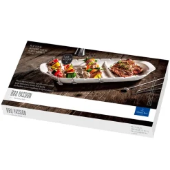 52x22 cm - Villeroy & Boch BBQ Passion Piatto Portata In Porcellana