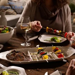 52x22 cm - Villeroy & Boch BBQ Passion Piatto Portata In Porcellana