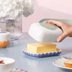 14.8 x 12.3 cm - Villeroy & Boch Fleur Portaburro In Porcellana Premium