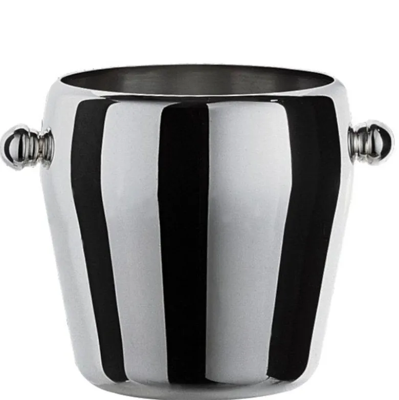 Ø 12 x H 12 cm - Ilsa Ice Bucket - Champagne Stainless Steel