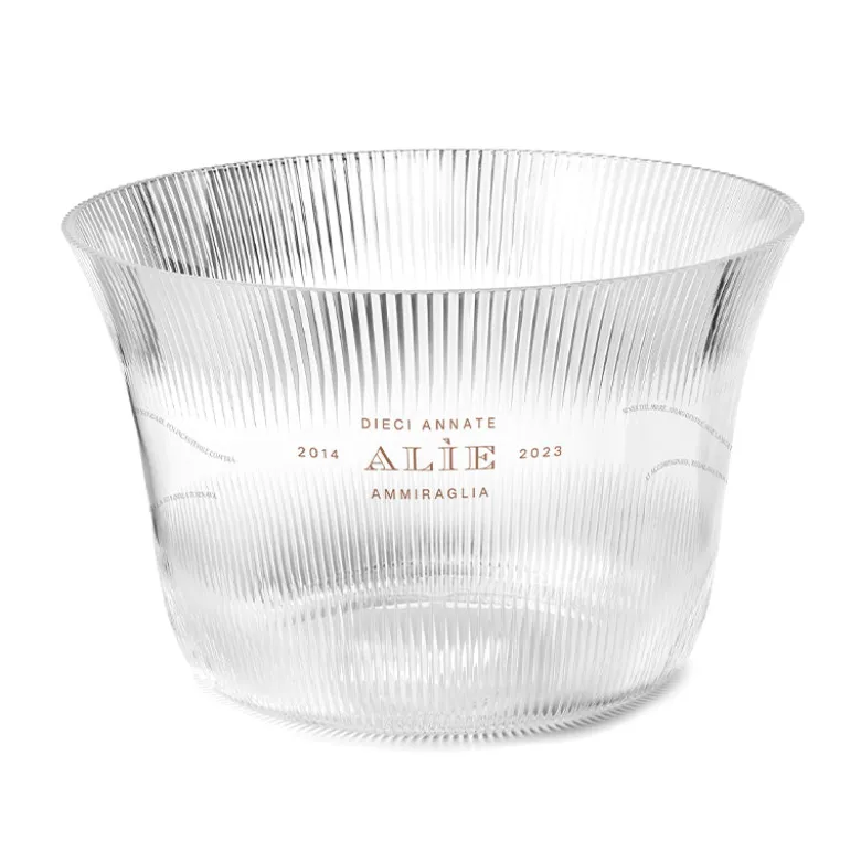 Ø 37.9 x H 24 cm - Italesse Aliè Plaza Bowl Sparkling Wine Maker For 5 Bottles