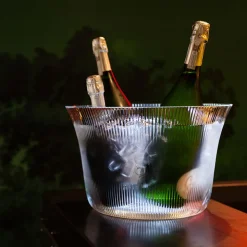 Ø 37.9 x H 24 cm - Italesse Aliè Plaza Bowl Sparkling Wine Maker For 5 Bottles