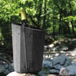 Ø 16.3 x H 23 cm - Italesse Kodama Secchiello Champagne Per 1 Bottiglia In EcoRec
