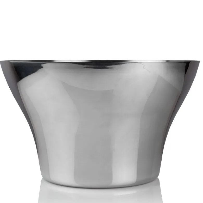 Ø 38 x H 22 cm - Italesse Nevada Stainless Steel Champagne Bucket for 5 Bottles