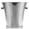 Ø 28 x H 23.4 cm - Italesse Winston Champagne Bucket For 2 Bottles In Stainless Steel