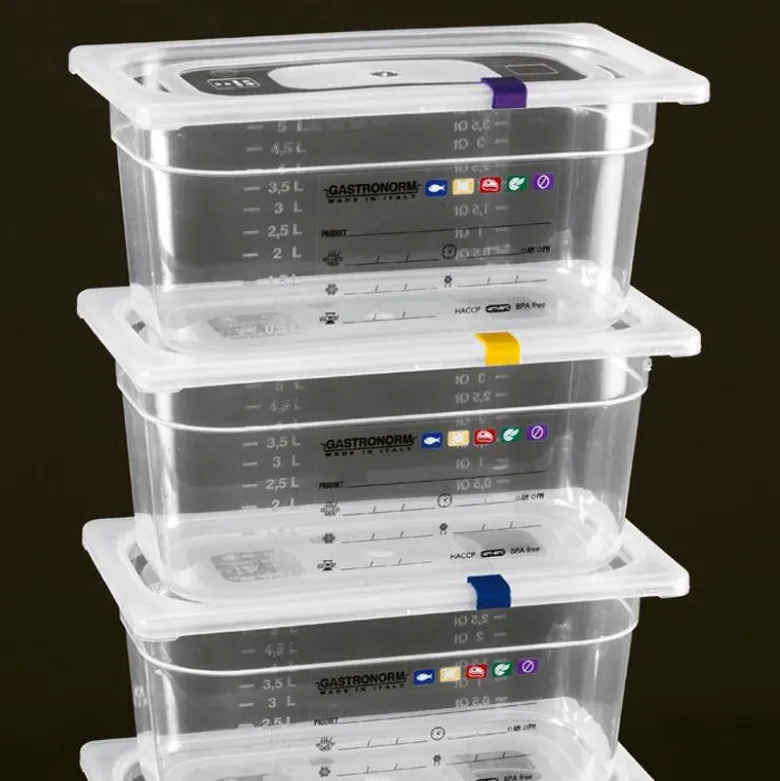 17.6 x 16.2 x H 10 cm - Paderno GN Series 15100 Bacinella GN 1/6 In Polipropilene